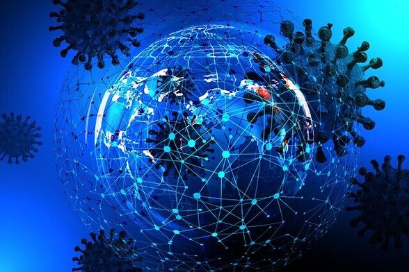 Global Covid-19 illustration